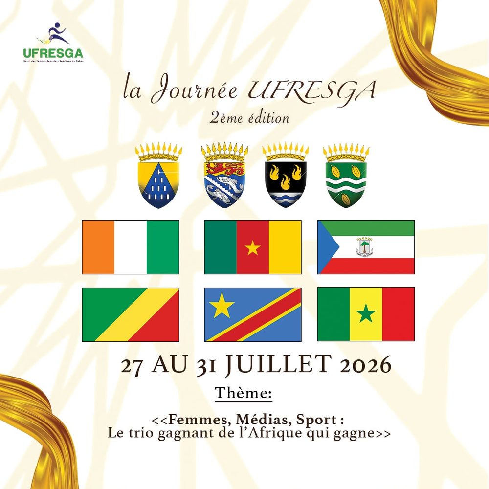 Affiche de la 2e Journée UFRESGA, Libreville, juillet 2026